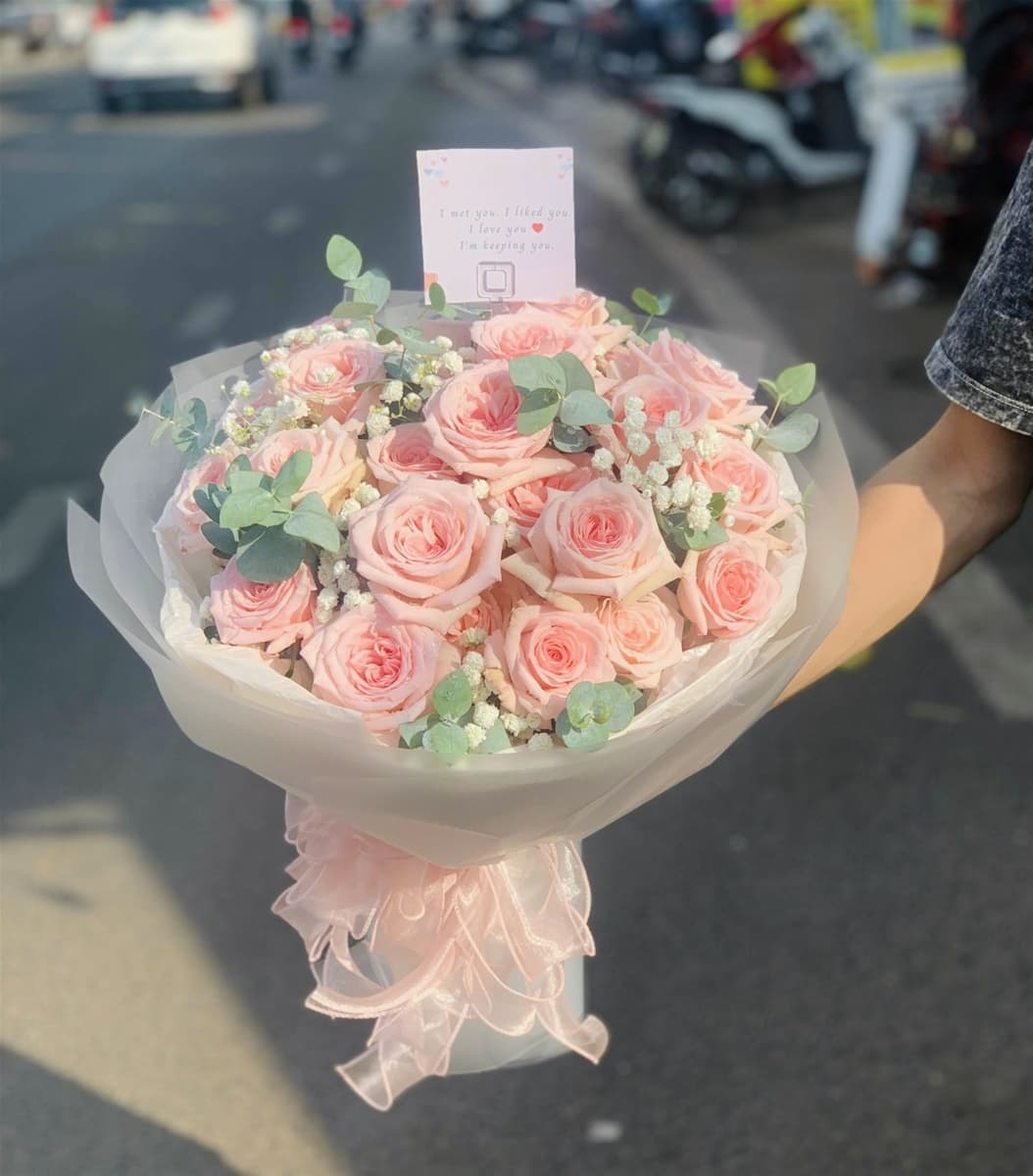Bó hoa hồng ohara - HB73