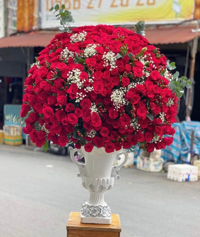 Bình hoa siêu to khổng lồ ở Hồ Chí Minh - HS41